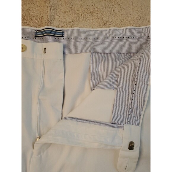 Peter Millar Winston Washed Pima Cotton Twill Shorts Men 42 Stone NWT MC00B31 - Picture 5 of 12